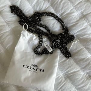 Coach Dinky Chain Strap Gunmetal Purse Chain